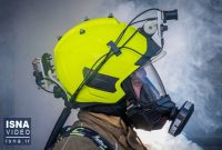 ویدئو / بهبود عملکرد آتش‌نشانان با کلاه هوشمند