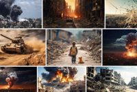 فروش تصاویر تولید شده با هوش مصنوعی از جنگ اسرائیل علیه غزه
