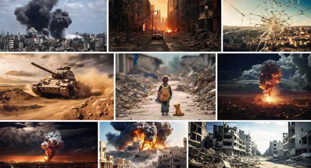 فروش تصاویر تولید شده با هوش مصنوعی از جنگ اسرائیل علیه غزه